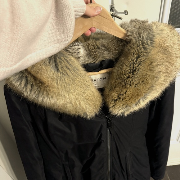 Aritzia Baboon Dawn Parka --excellent condition black - Picture 1 of 3